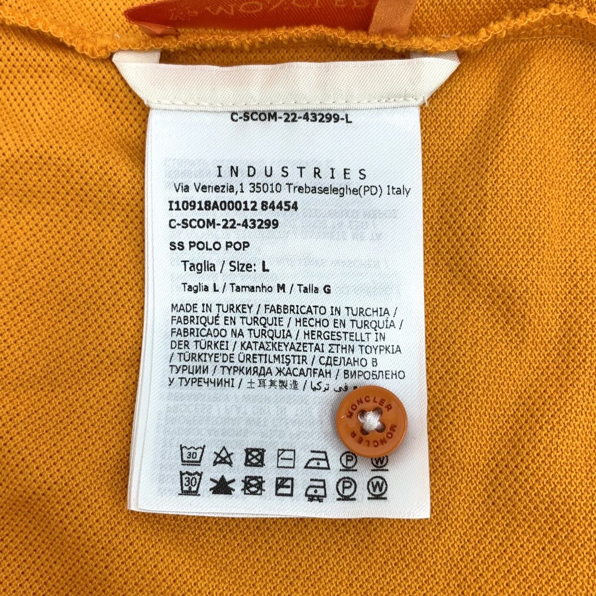 Moncler Moncler Single-breasted Short Sleeve Polo Shirt K26WX Size US L / EU 52-54 / 3 - 8 Thumbnail