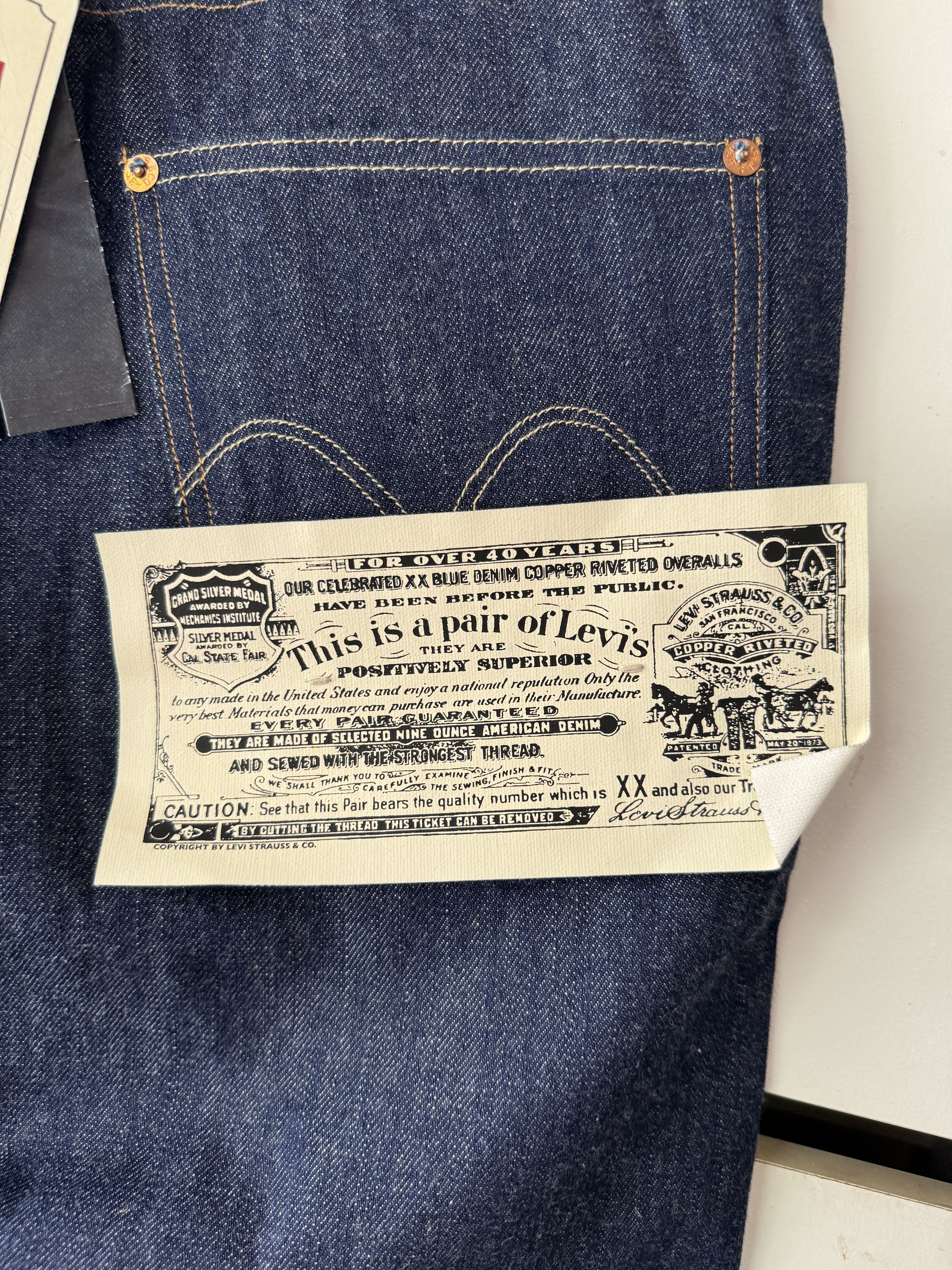 Levi's LEVIS BIG E LOT 501 XX SELVEDGE JEANS Size US 33 - 8 Thumbnail