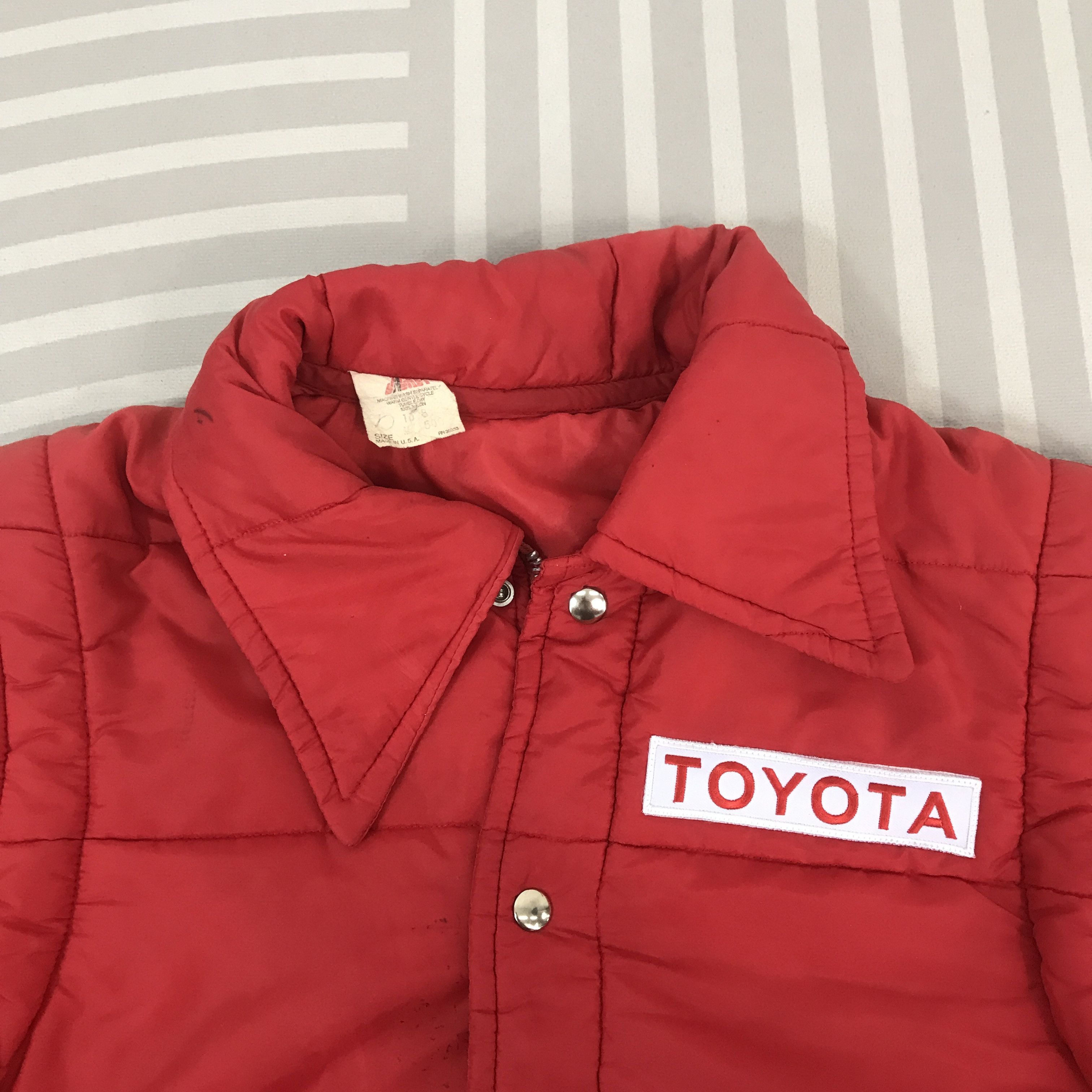 Japanese Brand Vintage Toyota Racing quilted style custom Jacket Size US L / EU 52-54 / 3 - 7 Thumbnail