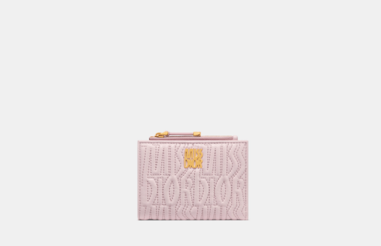 Dior o1w1db10725 Size : OS / S3602U Dahlia Wallet in Pale Pink Size ONE SIZE - 1 Thumbnail