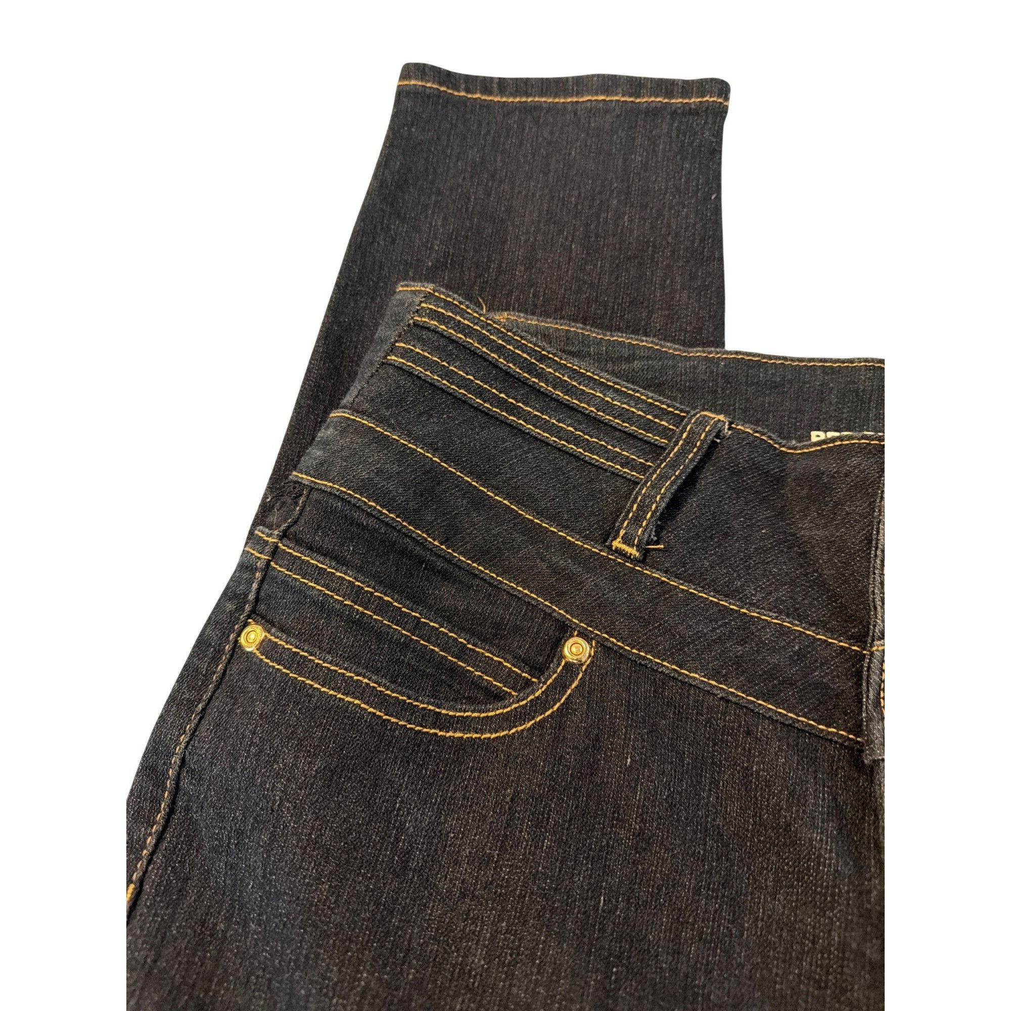 Other Red & Blue Denim Dark Blue Jeans High Button Waist Skinny Ju Size 30" / US 8 / IT 44 - 3 Thumbnail