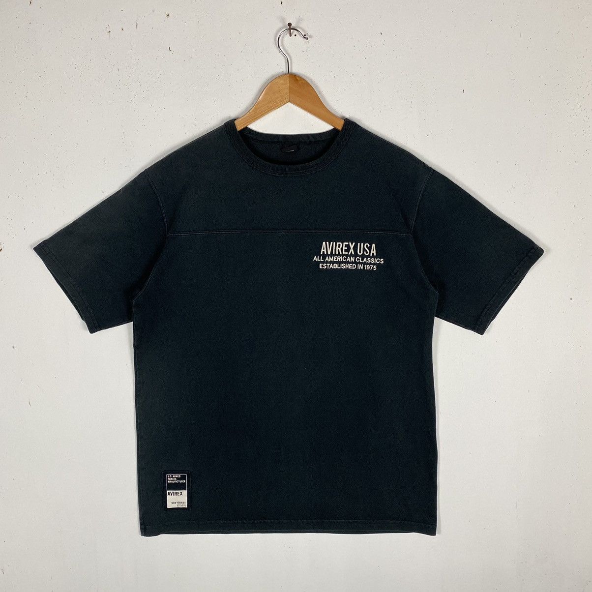Avirex × Vintage VINTAGE AVIREX USA BIG SPELLOUT TEE Size US M / EU 48-50 / 2 - 4 Thumbnail