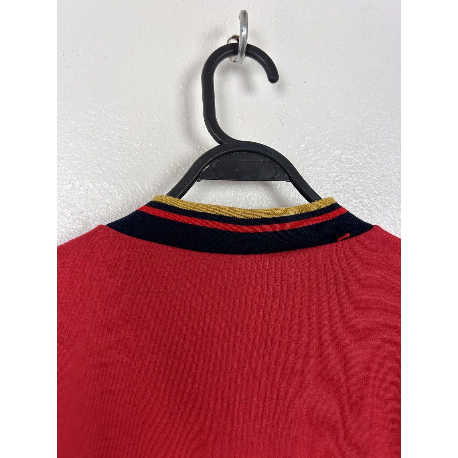 Adidas 90s Vintage 1994 Spain RSFF Home Kit V-Neck T-Shirt In Red Size US L / EU 52-54 / 3 - 9 Thumbnail