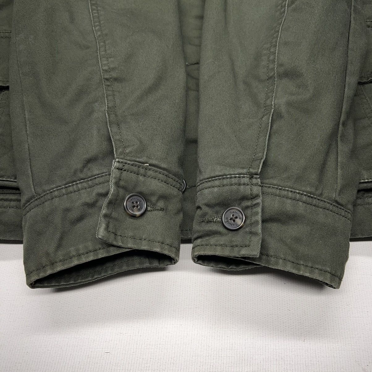 Timberland Timberland Jacket Green Cargo Quilted Lined Pocket Button Size US L / EU 52-54 / 3 - 6 Thumbnail