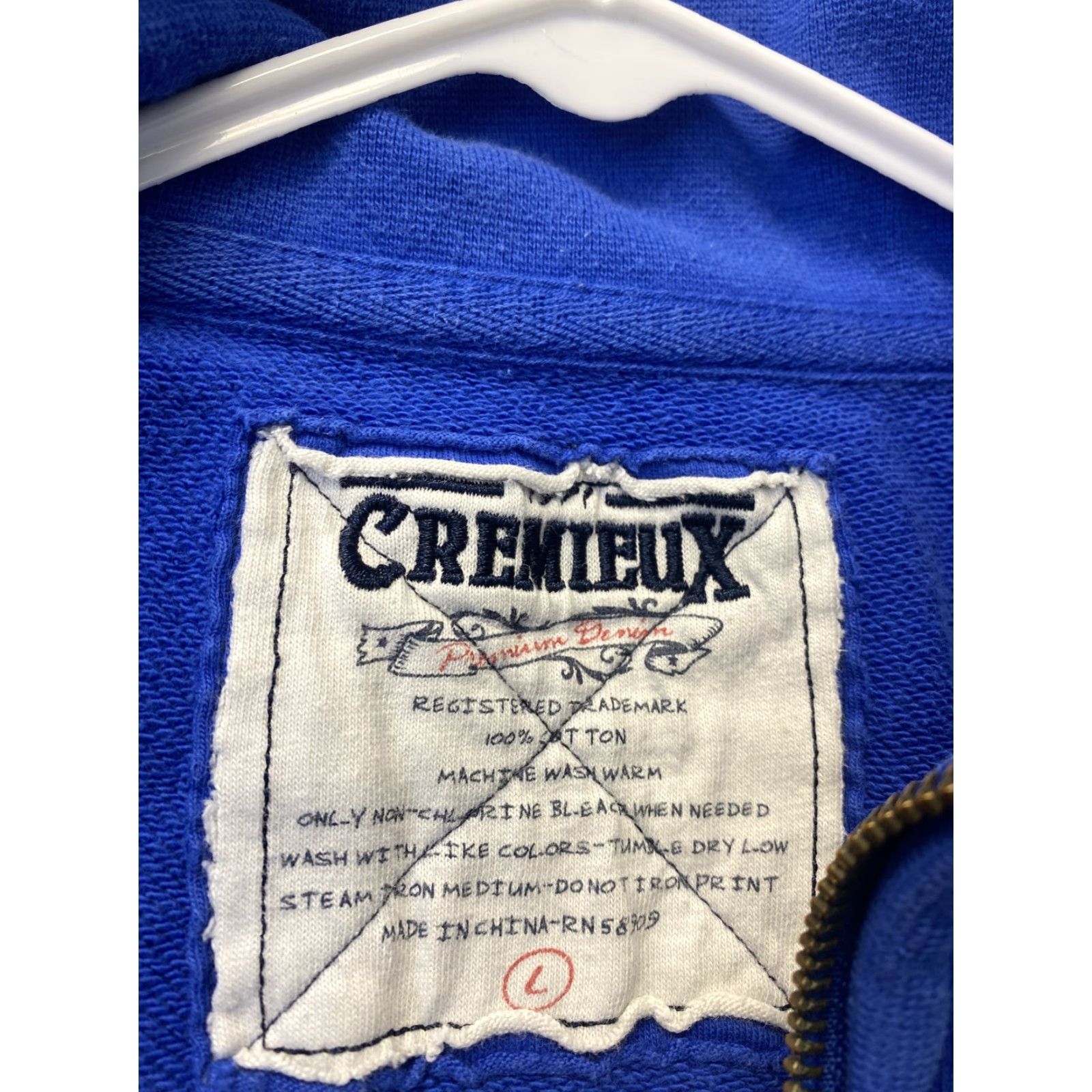 Cremieux Daniel Cremieux Quarter Zip Pullover Sweater Sweatshirt Adult L Blue /102-38 Size US L / EU 52-54 / 3 - 4 Thumbnail