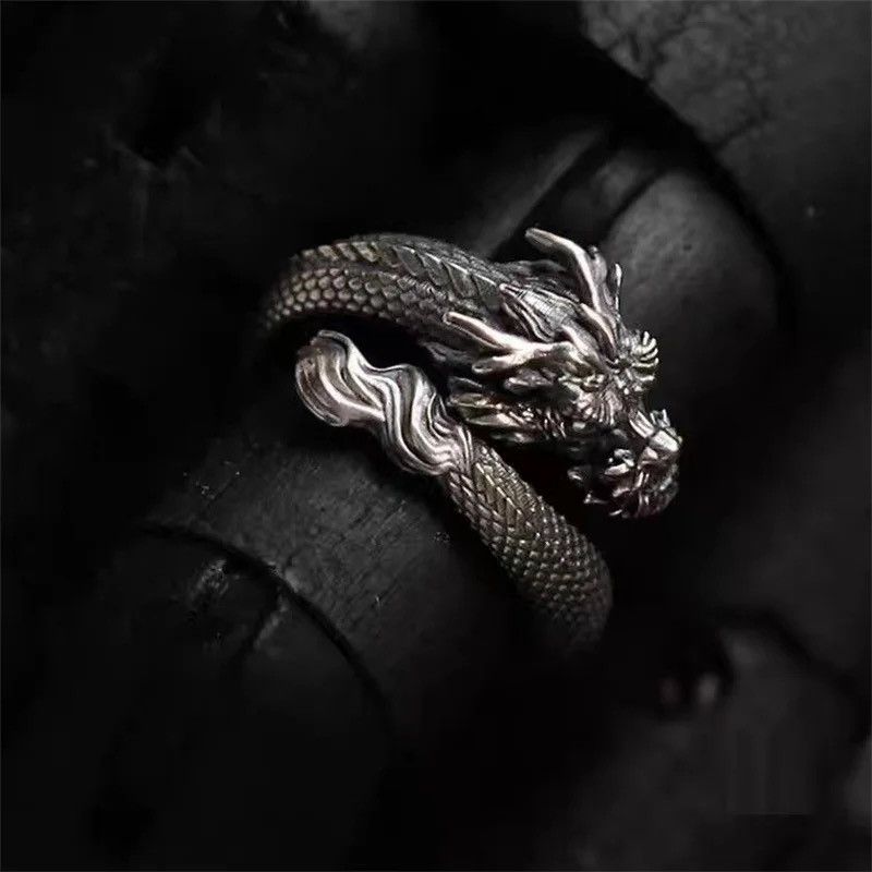 Jewelry × Vintage Classic Adjustable Dragon Ring Size ONE SIZE - 4 Thumbnail