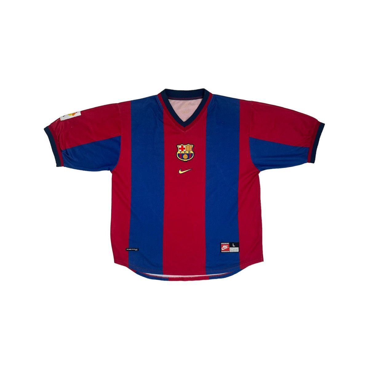 F.C. Barcelona × Soccer Jersey Vintage FC Barcelona named SHIN | Grailed
