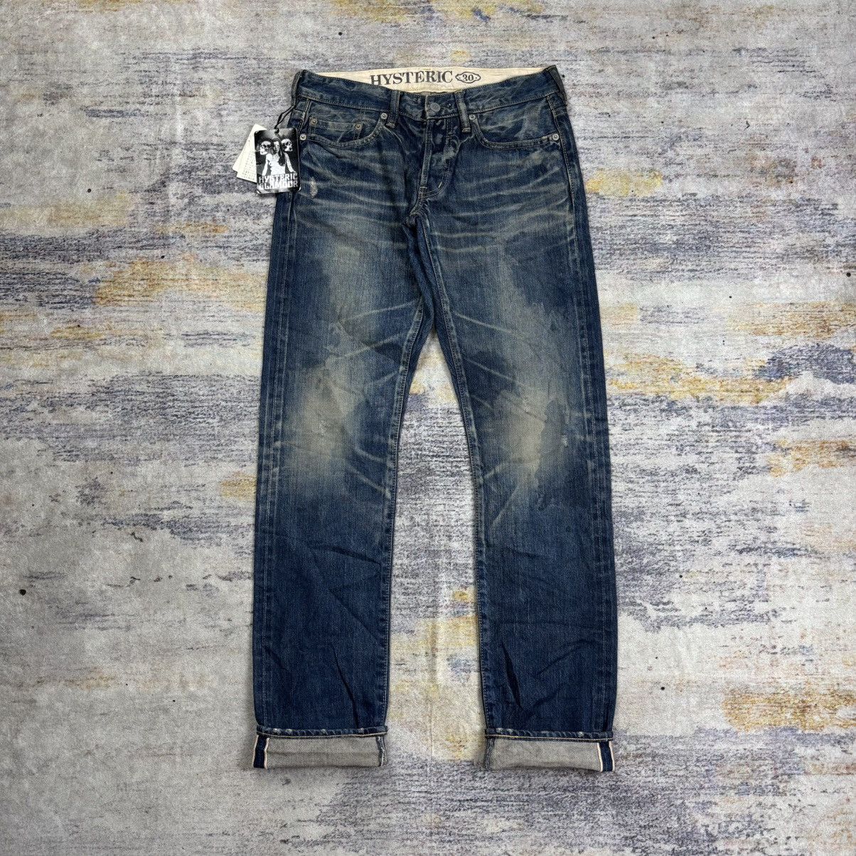 Hysteric Glamour Hysteric Glamour indigo selvedge washed jeans Size US 30 / EU 46 - 1 Thumbnail