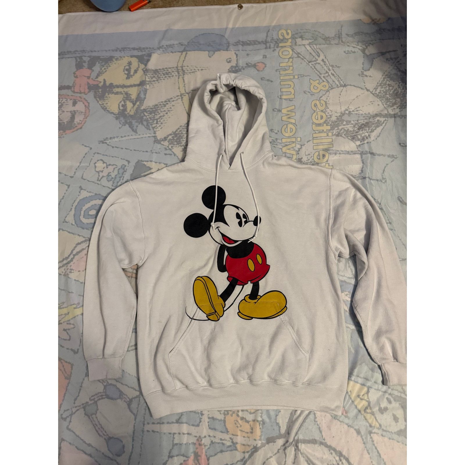 Disney Mickey Mouse Graphic Hoodie - Cute and Comfortable! Size L / US 10 / IT 46 - 1 Thumbnail