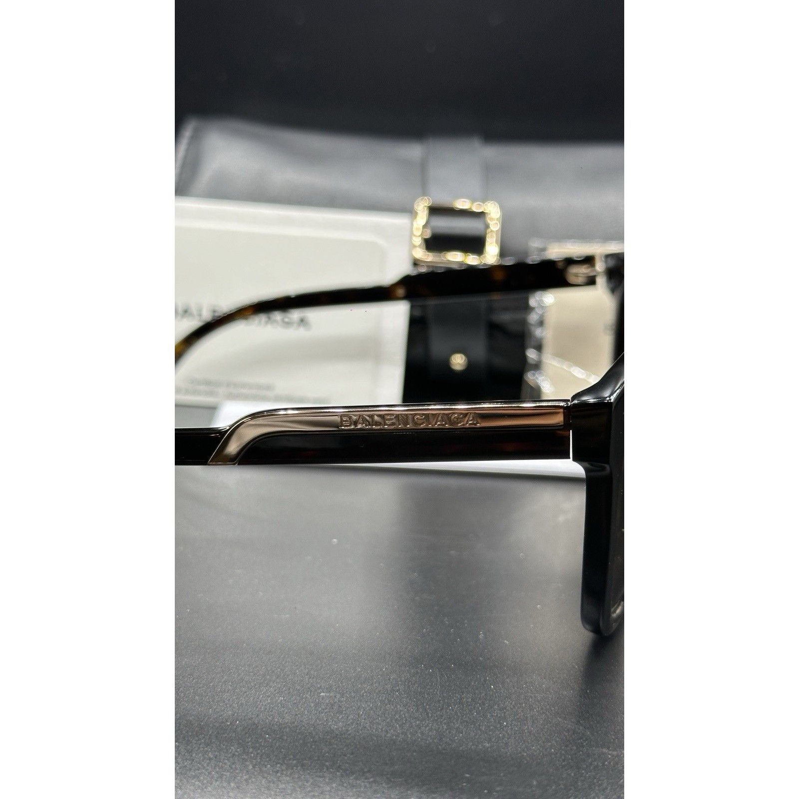 Balenciaga Balenciaga Sunglasses 56□19 145 Plastic Brown BA35-D Size ONE SIZE - 4 Thumbnail