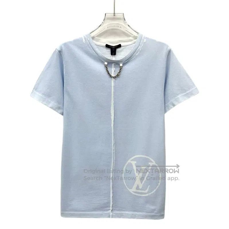Louis Vuitton Louis Vuitton Light Blue Cotton Women's T. Size S / US 4 / IT 40 - 1 Thumbnail