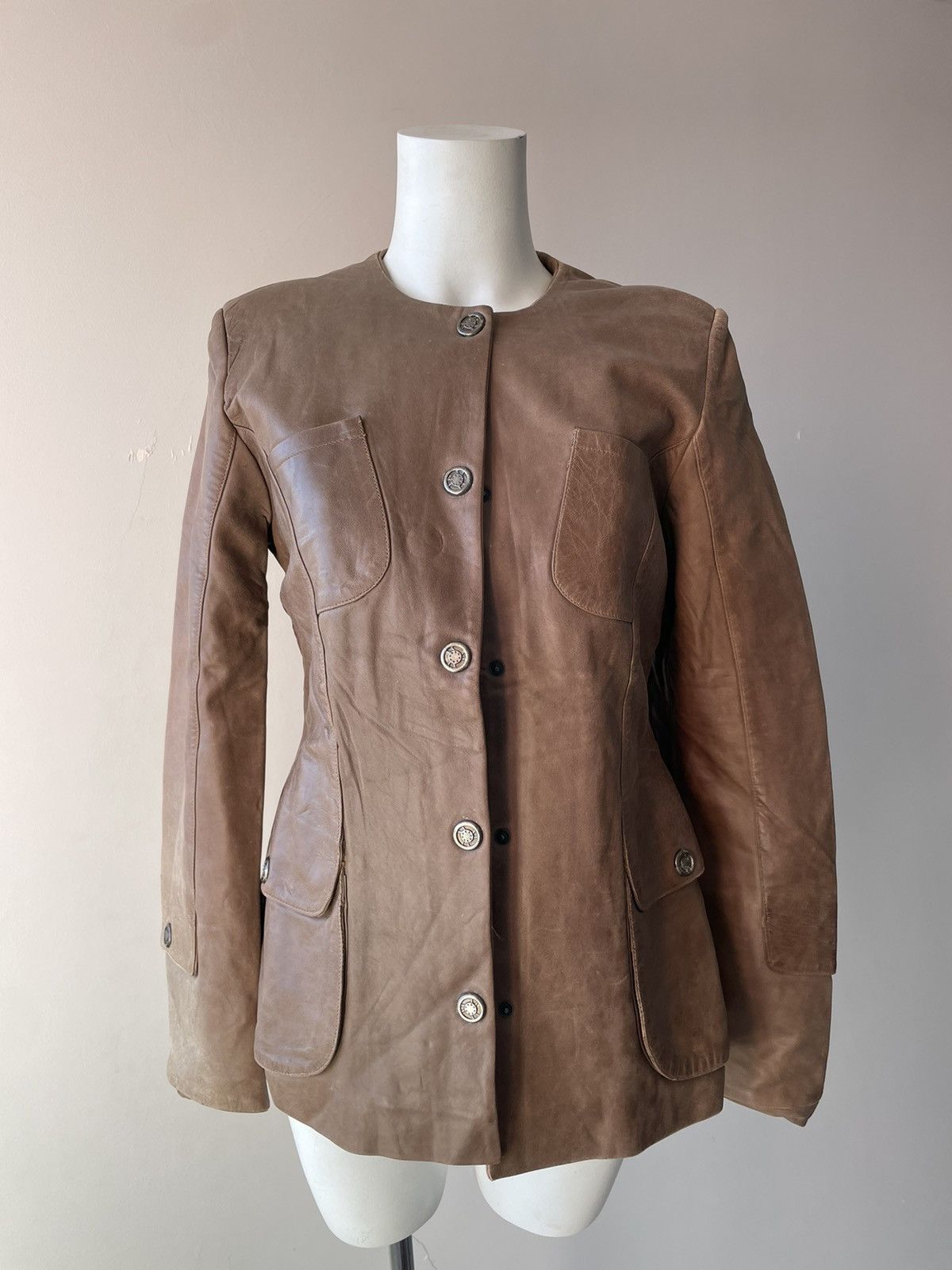Vintage Vintage leather jacket Size L / US 10 / IT 46 - 8 Thumbnail