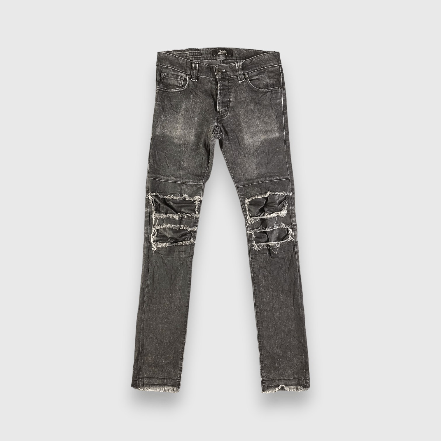 Vintage Vintage Zara Distress Jeans-J3765 Size US 31 - 1 Thumbnail