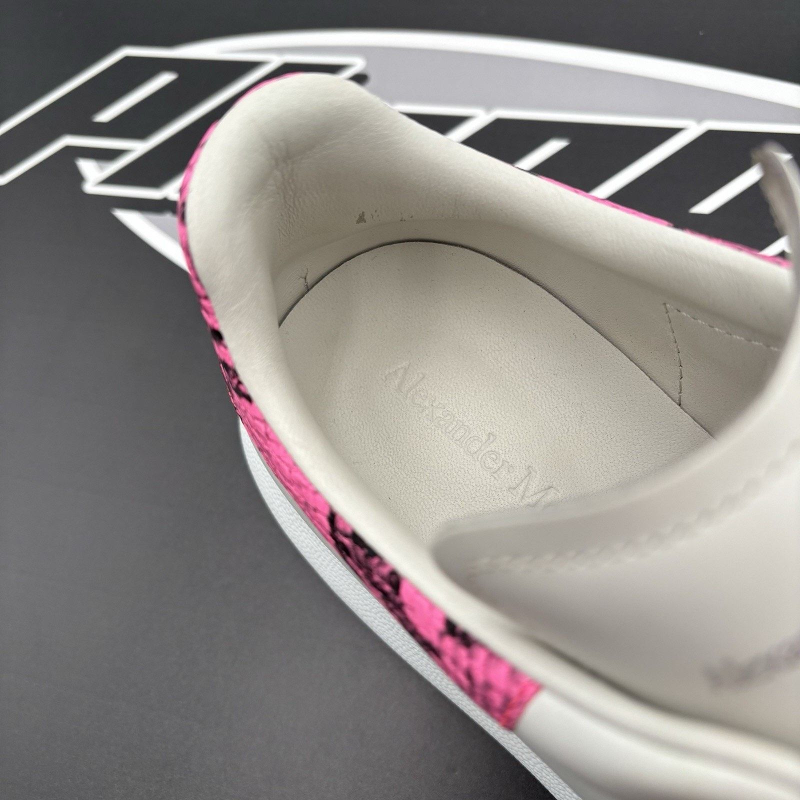 Alexander McQueen Alexander McQueen ' White, Pink Snake Print ' | GREAT COND! Size US 8 / EU 41 - 7 Thumbnail