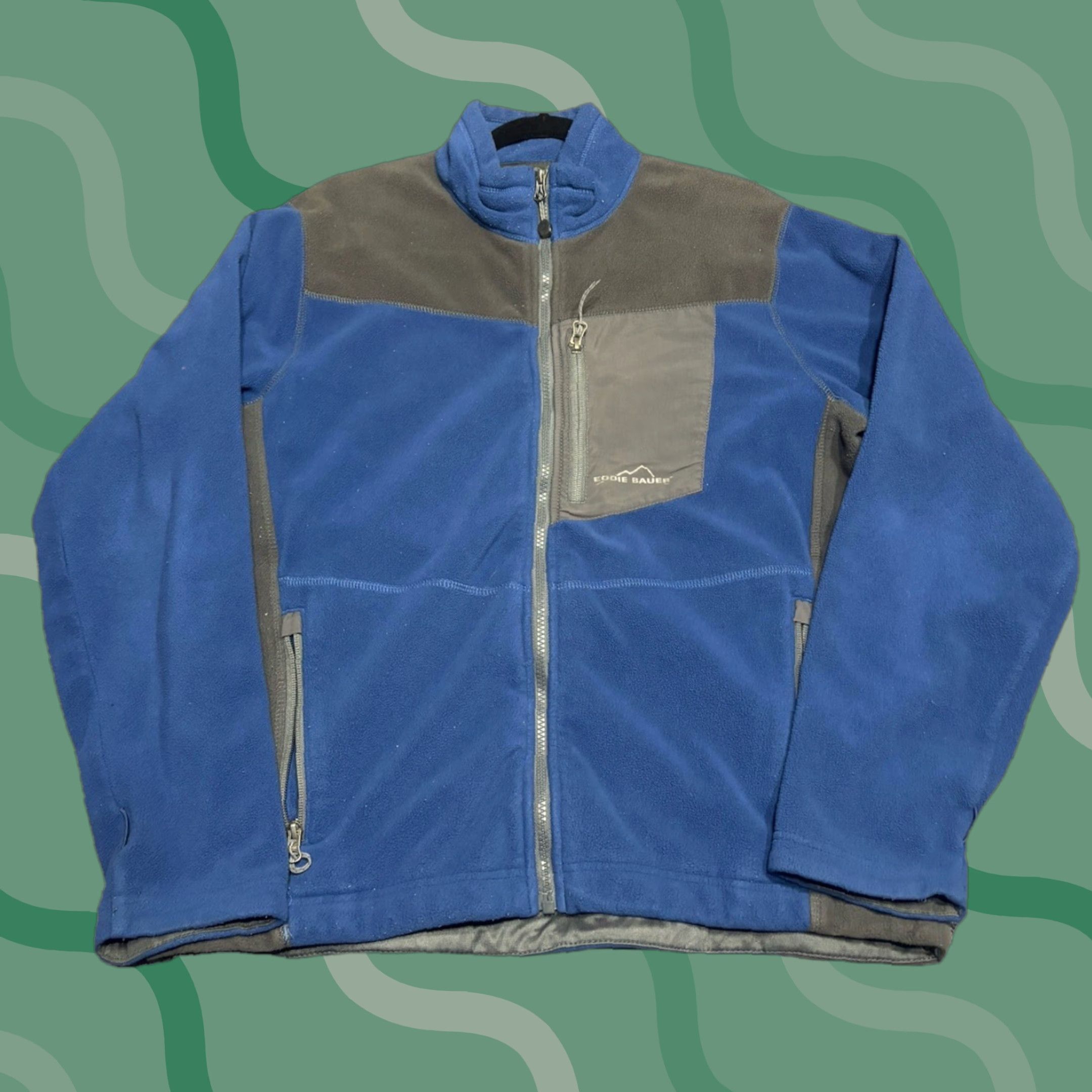Eddie Bauer Eddie Bauer Jacket WindCutter Full Zip M Blue WeatherEdge Windbreaker Mens City Classic Preppy 90s Dad Hipster Outdoor Golf Hiking Walking Size US M / EU 48-50 / 2 - 1 Thumbnail
