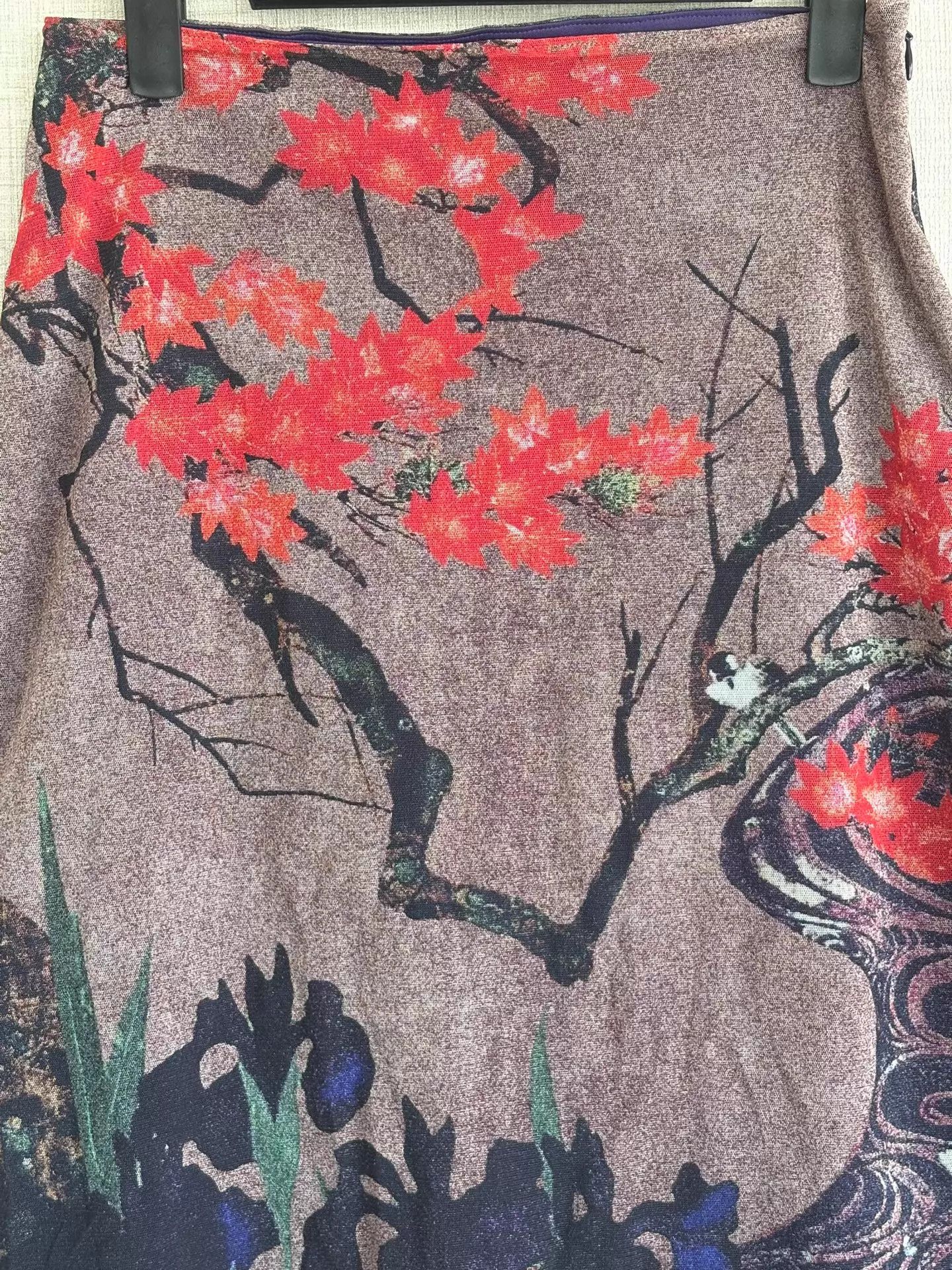 Vivienne Tam Vivienne Tam Floral Skirt 1 Size 26" / US 2 / IT 38 - 8 Thumbnail