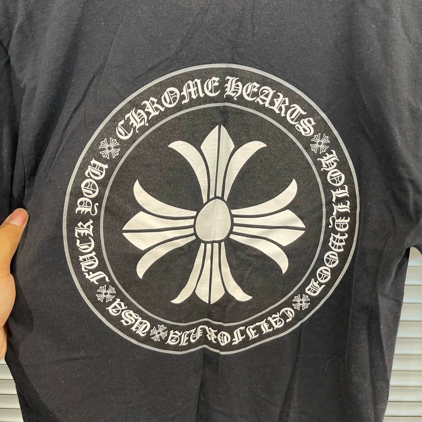 Chrome Hearts Chrome Hearts Black Cross Sanskrit SS Tee S 99N Size S / US 4 / IT 40 - 6 Thumbnail