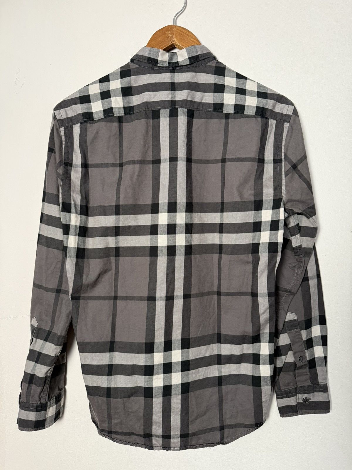 Burberry Burberry Brit Grey Check Longsleeve Shirt Size US XS / EU 42 / 0 - 2 Thumbnail