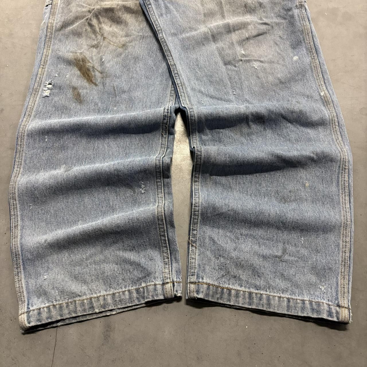 Vintage Crazy Vintage Y2K/2000s Baggy Workwear Carpenter Style Skater Medium Wash Denim Jeans! Size US 42 / EU 58 - 5 Thumbnail
