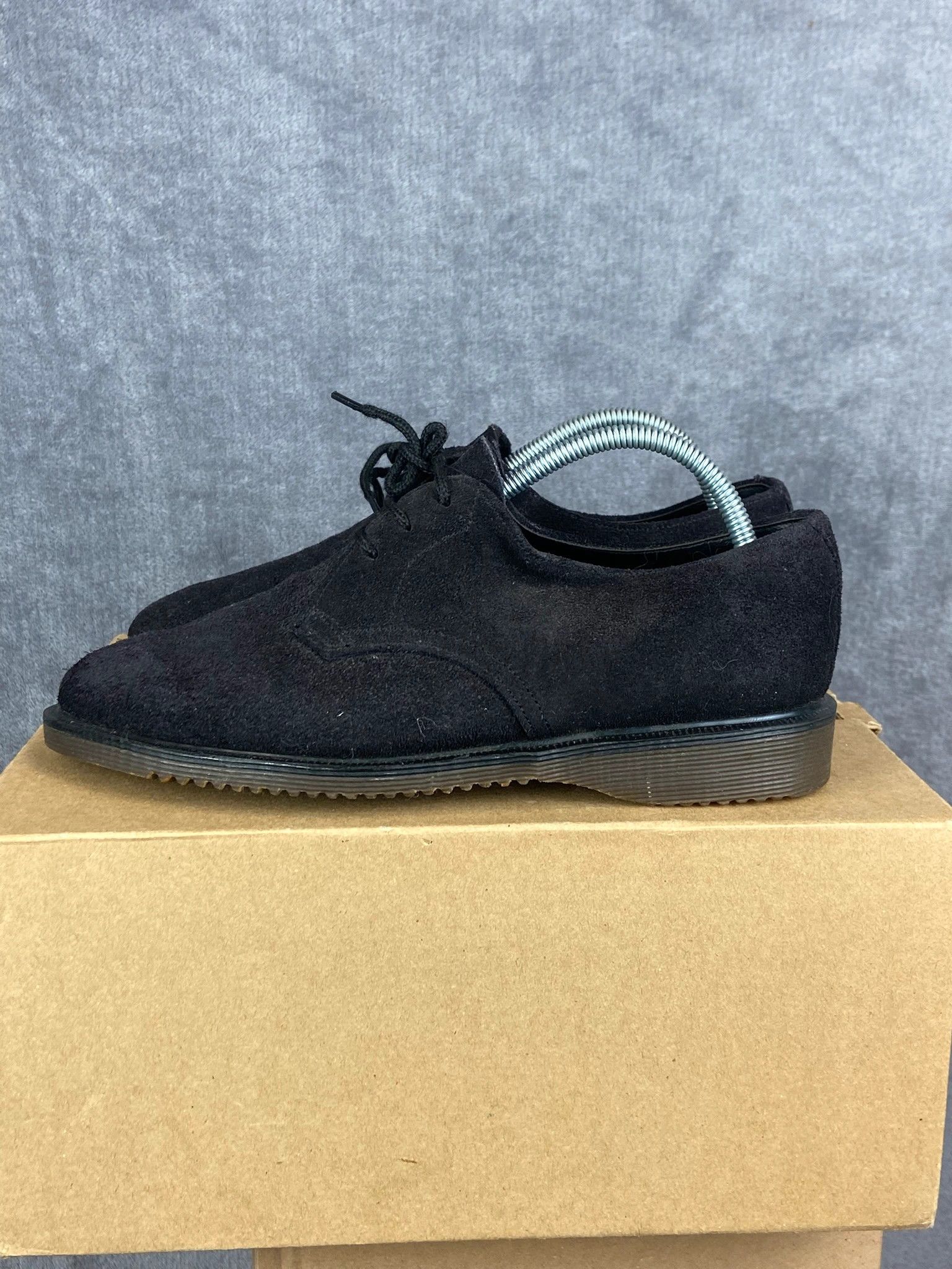 Dr. Martens Vintage black suede oxford shoes Size US 6 / EU 39 - 2 Thumbnail