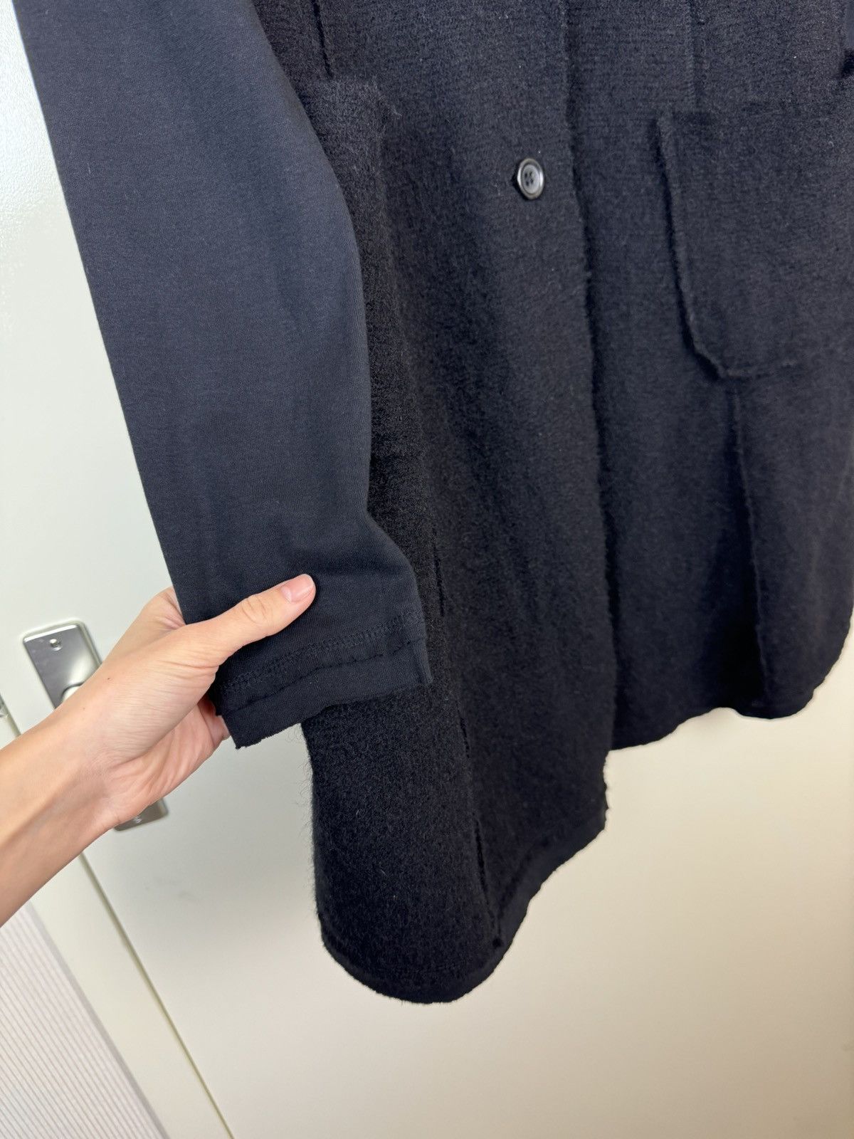 Rundholz Rundholz black lable boiled virgin wool tulip coat trench Size L / US 10 / IT 46 - 4 Thumbnail