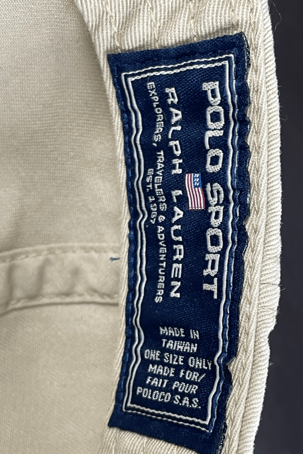 Polo Ralph Lauren 1990s POLO SPORT FLAG CAP — OG ARCHIVE Size ONE SIZE - 8 Thumbnail