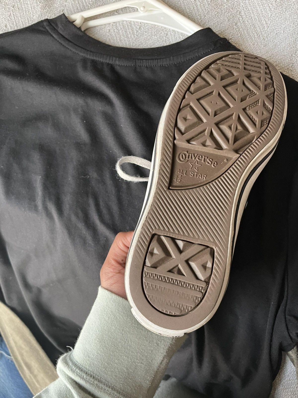 Converse Black Converse Size US 7 / EU 40 - 10 Thumbnail