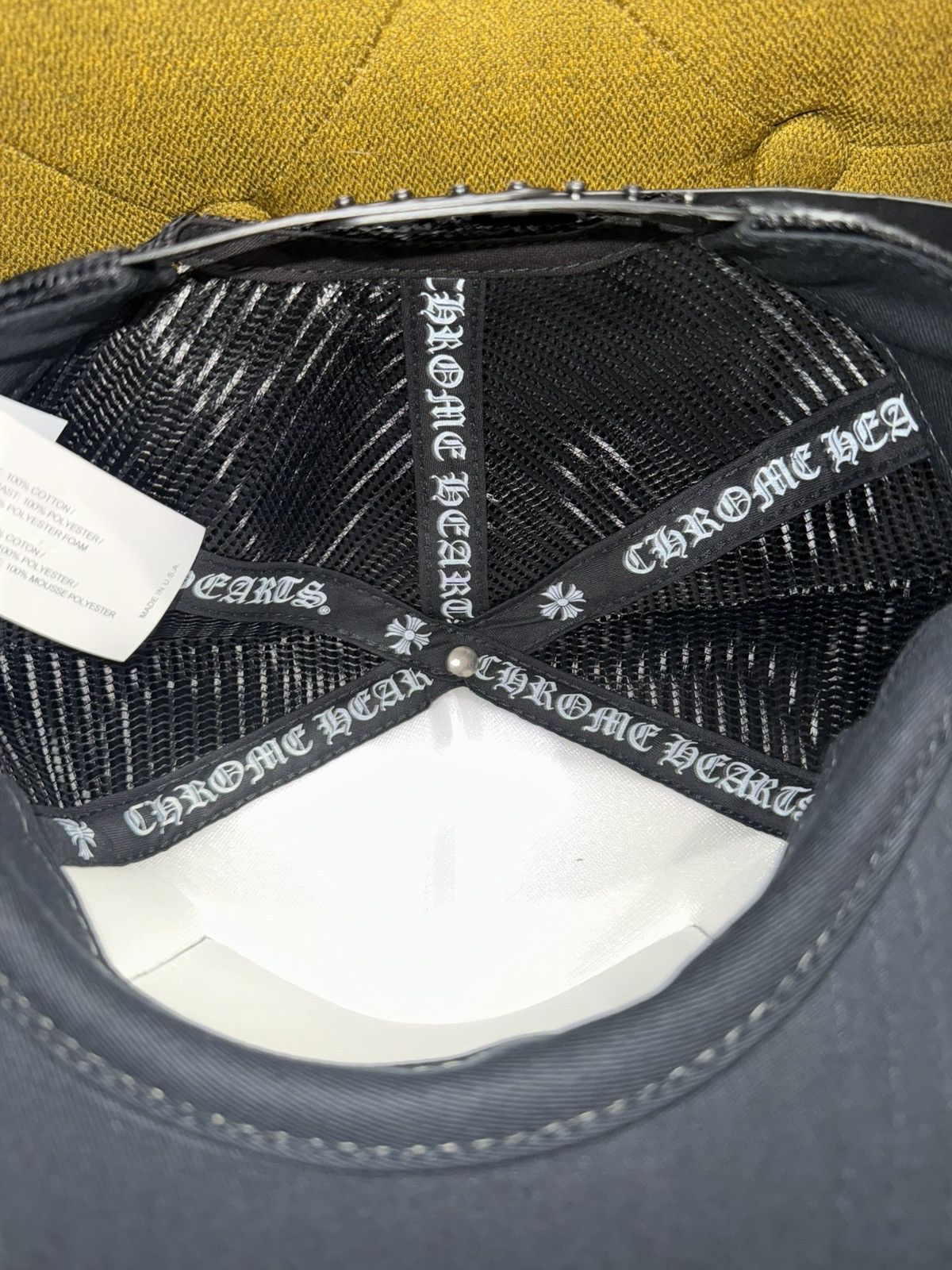 Chrome Hearts Chrome hearts exclusive “fuck Hollywood” trucker hat Size ONE SIZE - 4 Thumbnail
