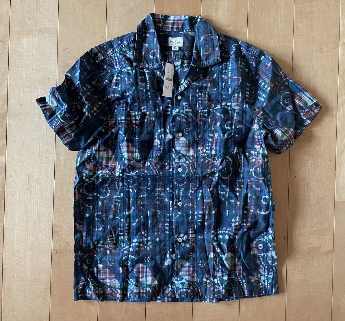 J.Crew Madras camp collar shirt Size US M / EU 48-50 / 2 - 2 Thumbnail
