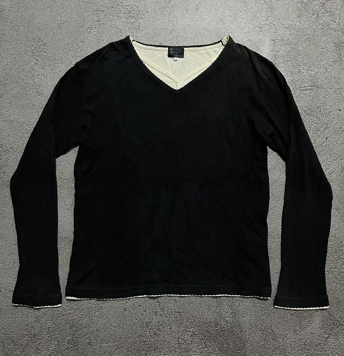 Takeo Kikuchi Vintage Takeo Kikuchi Double Layer Long Sleeve Size US M / EU 48-50 / 2 - 1 Thumbnail