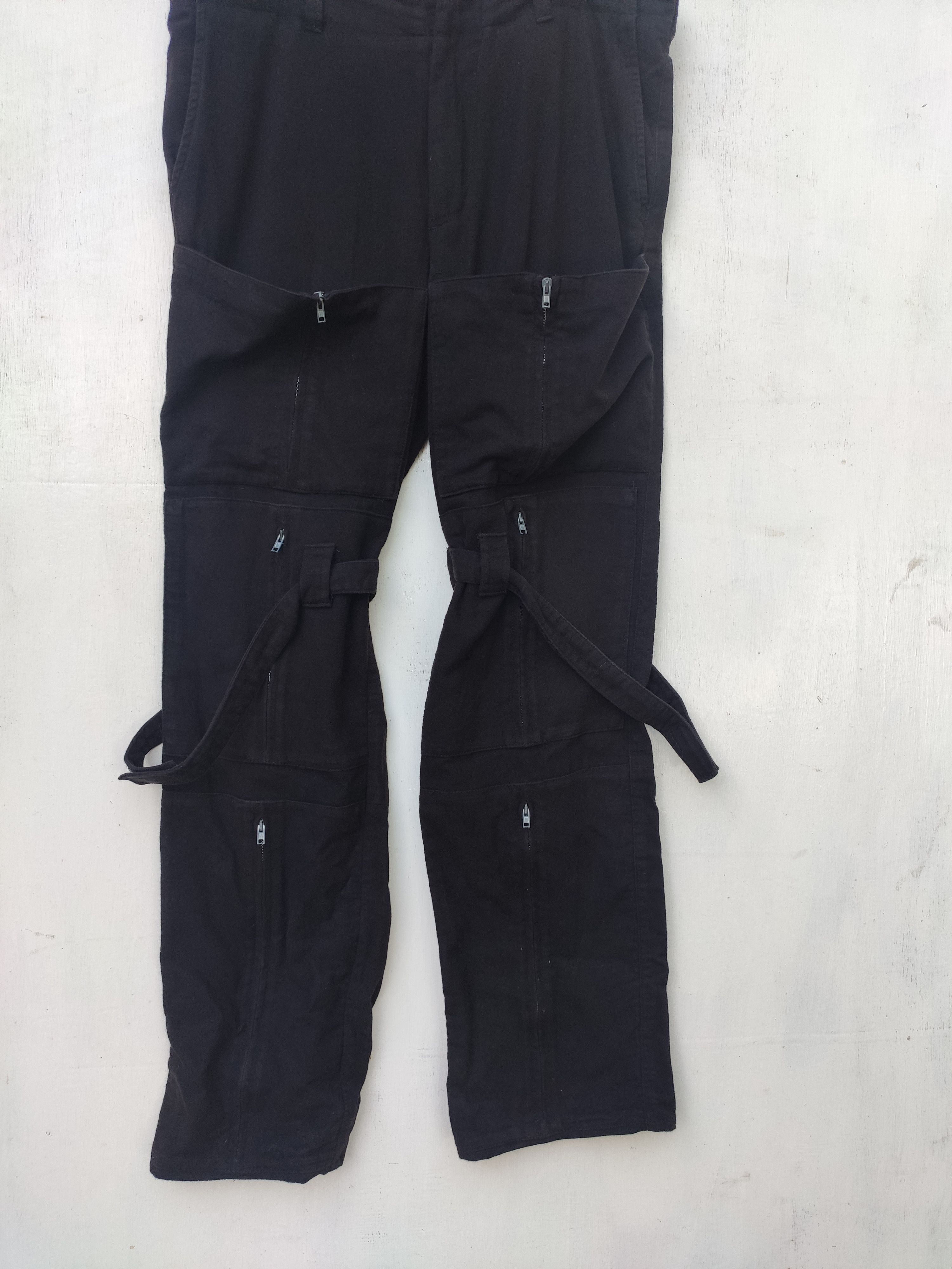 Helmut Lang AW 1999 Bondage pants with zipper Pockets and straps Size US 33 - 4 Thumbnail