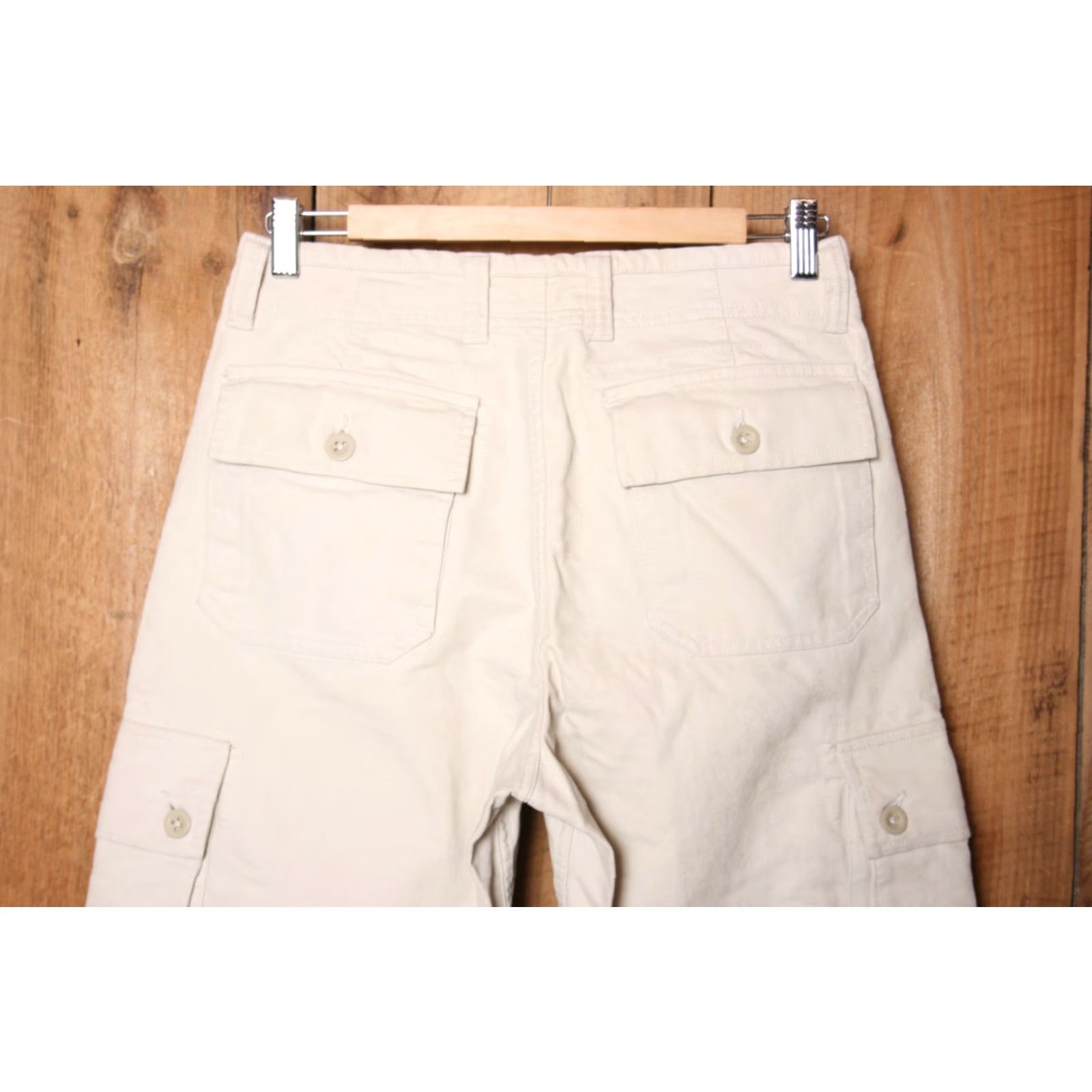 Gap GAP Ivory Cotton Loose Wide Leg Cargo Pants Men's Sz. 28x30 Size US 28 / EU 44 - 6 Thumbnail