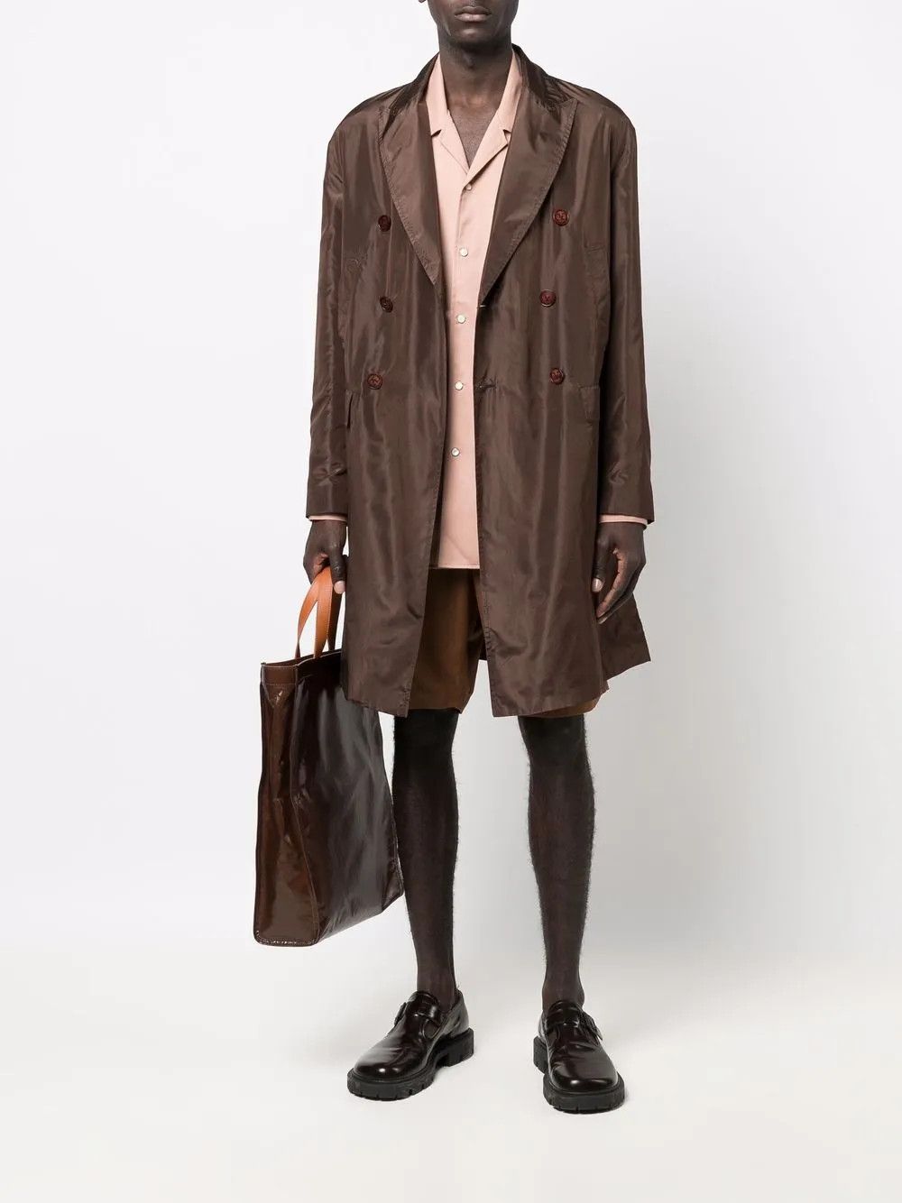 Valentino o1y0525 Overcoat in Dark Brown Size US S / EU 44-46 / 1 - 5 Thumbnail