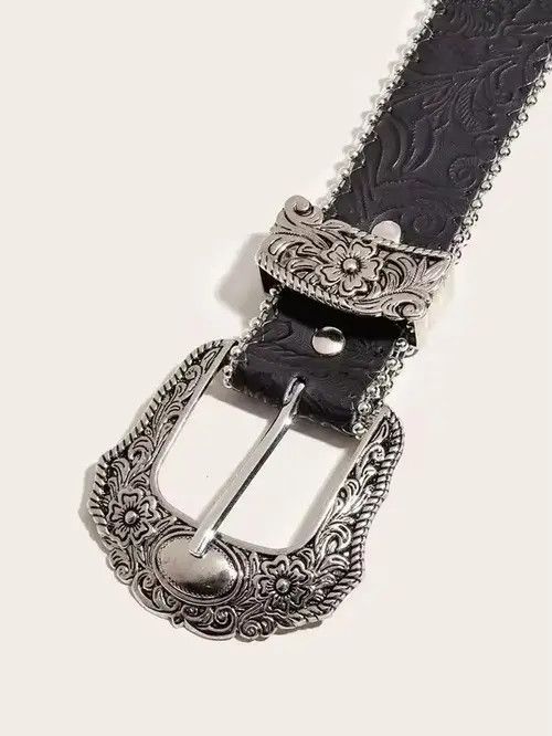 Other 122 cm style american western silver snakeskin boho belt Size ONE SIZE - 7 Thumbnail