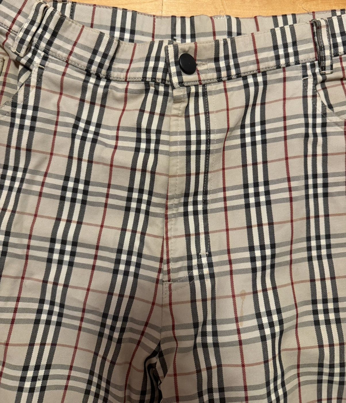 Burberry Prorsum Burberry Plaid Pants Khakis Size US 33 - 2 Thumbnail