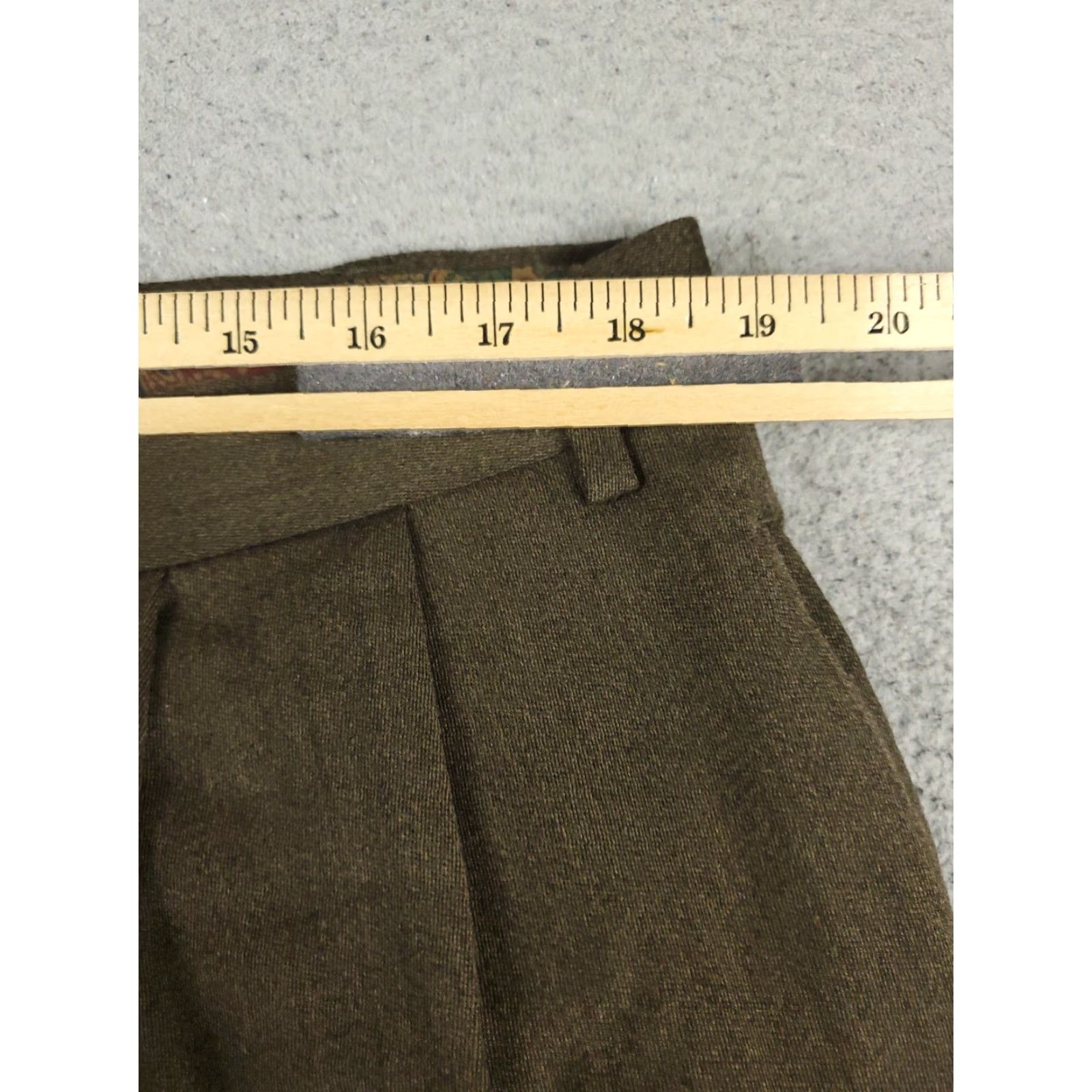 Ralph Lauren Ralph Lauren Dress Pants Mens 38x28 Brown Pleated Chino Trousers Regular Fit Size US 38 / EU 54 - 4 Thumbnail