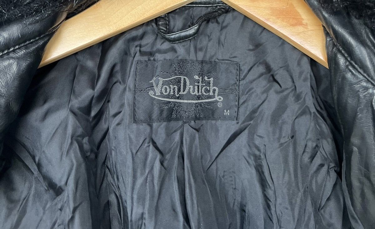 Von Dutch Von Dutch Gothic Multipocket Black Fur Faux Leather Size US L / EU 52-54 / 3 - 14 Thumbnail