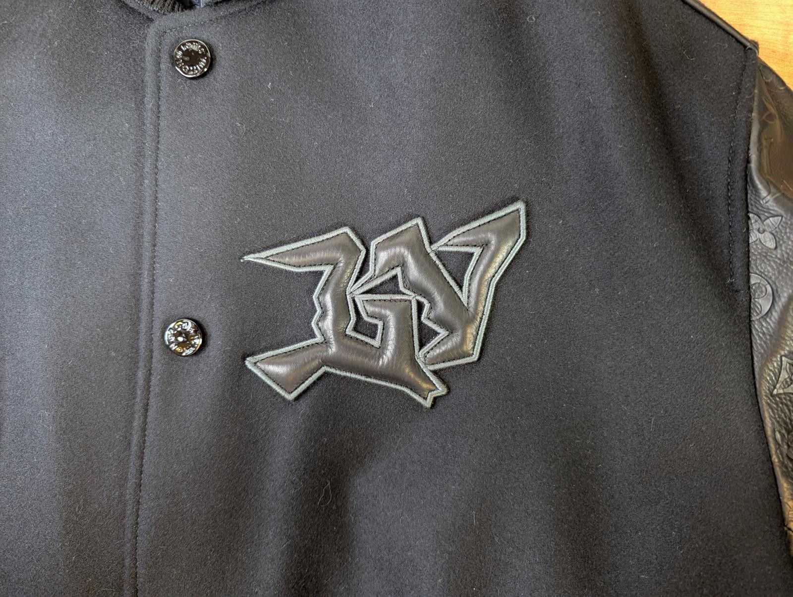 Louis Vuitton Louis Vuitton Melpomene Varsity Jacket in Black - 52 Size US L / EU 52-54 / 3 - 3 Thumbnail