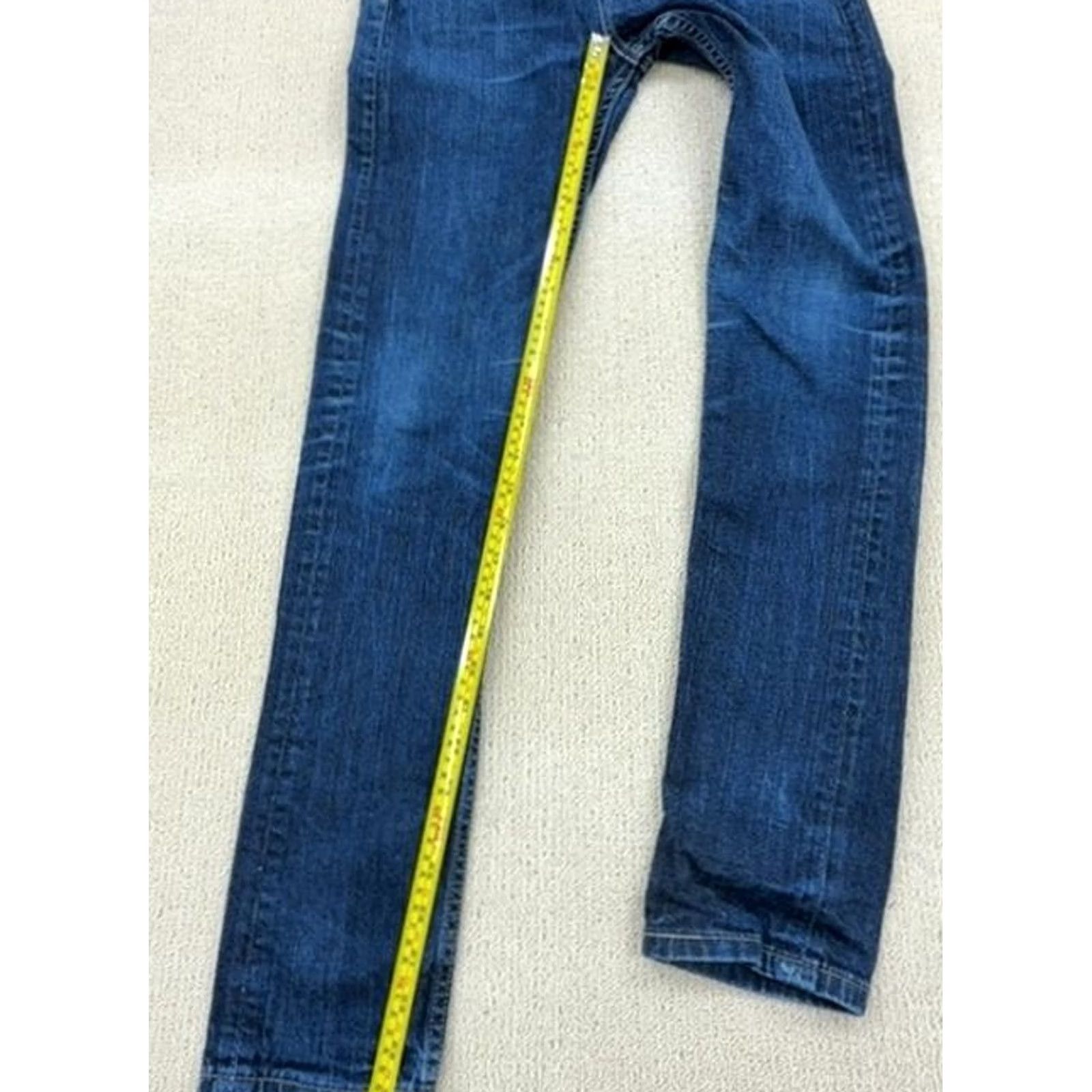 Levi's Levi's 513 Slim Straight Jeans 29x34 Denim Zip Fly Blue Men’s 513 Slim Straight Denim Jeans Size US 29 - 6 Thumbnail