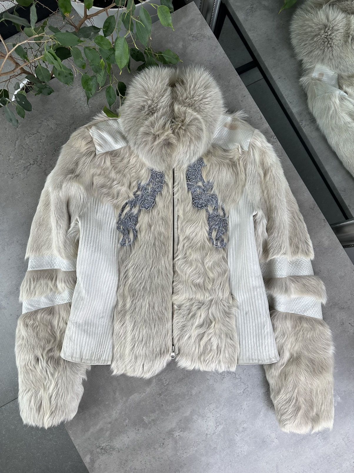 Japanese Brand Vintage Fur Leather Jacket Size XS / US 0-2 / IT 36-38 - 1 Thumbnail
