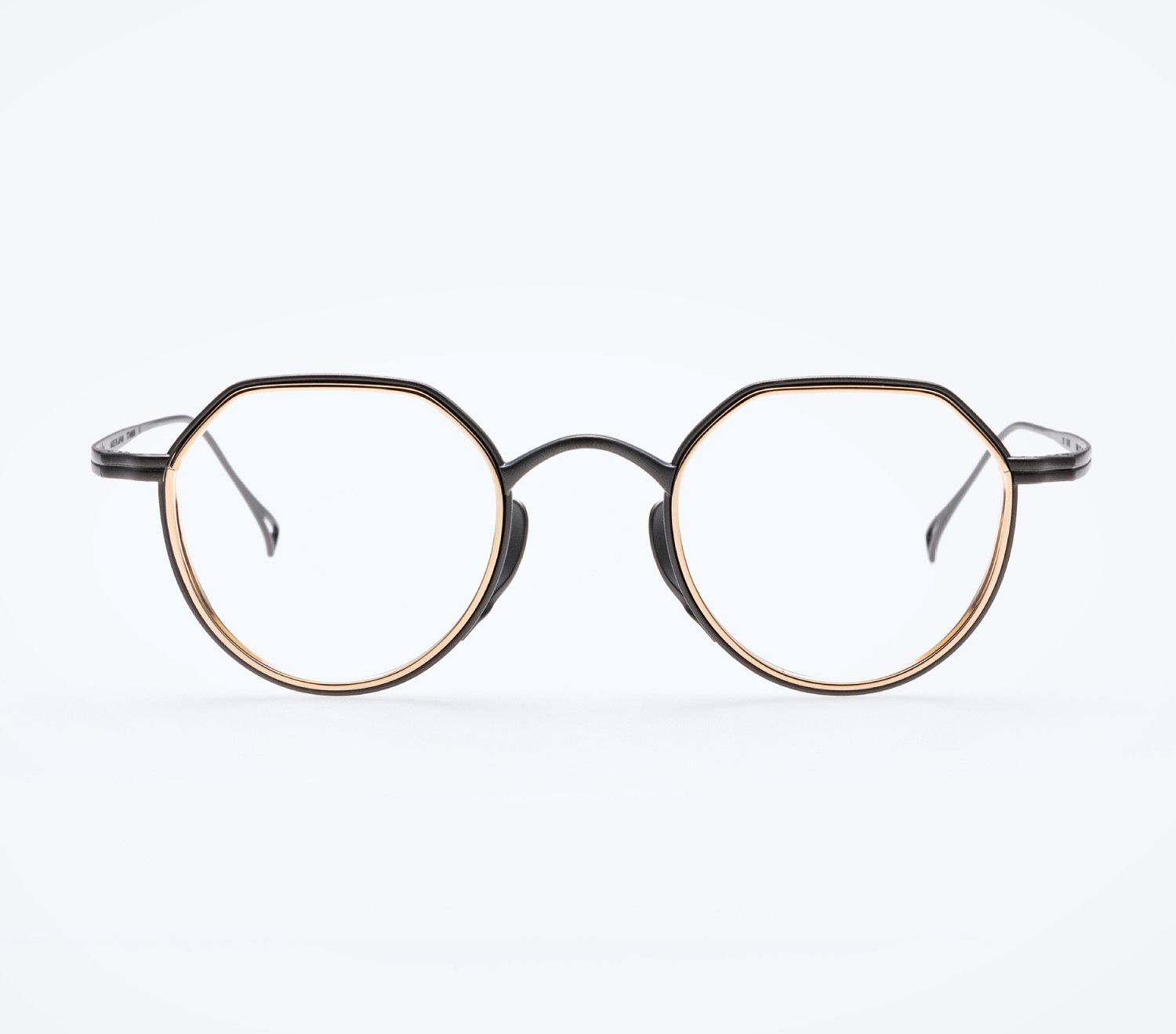 Other Kame ManNen 1231 Intellectual Glasses Gun Metal With Gold Size ONE SIZE - 1 Thumbnail