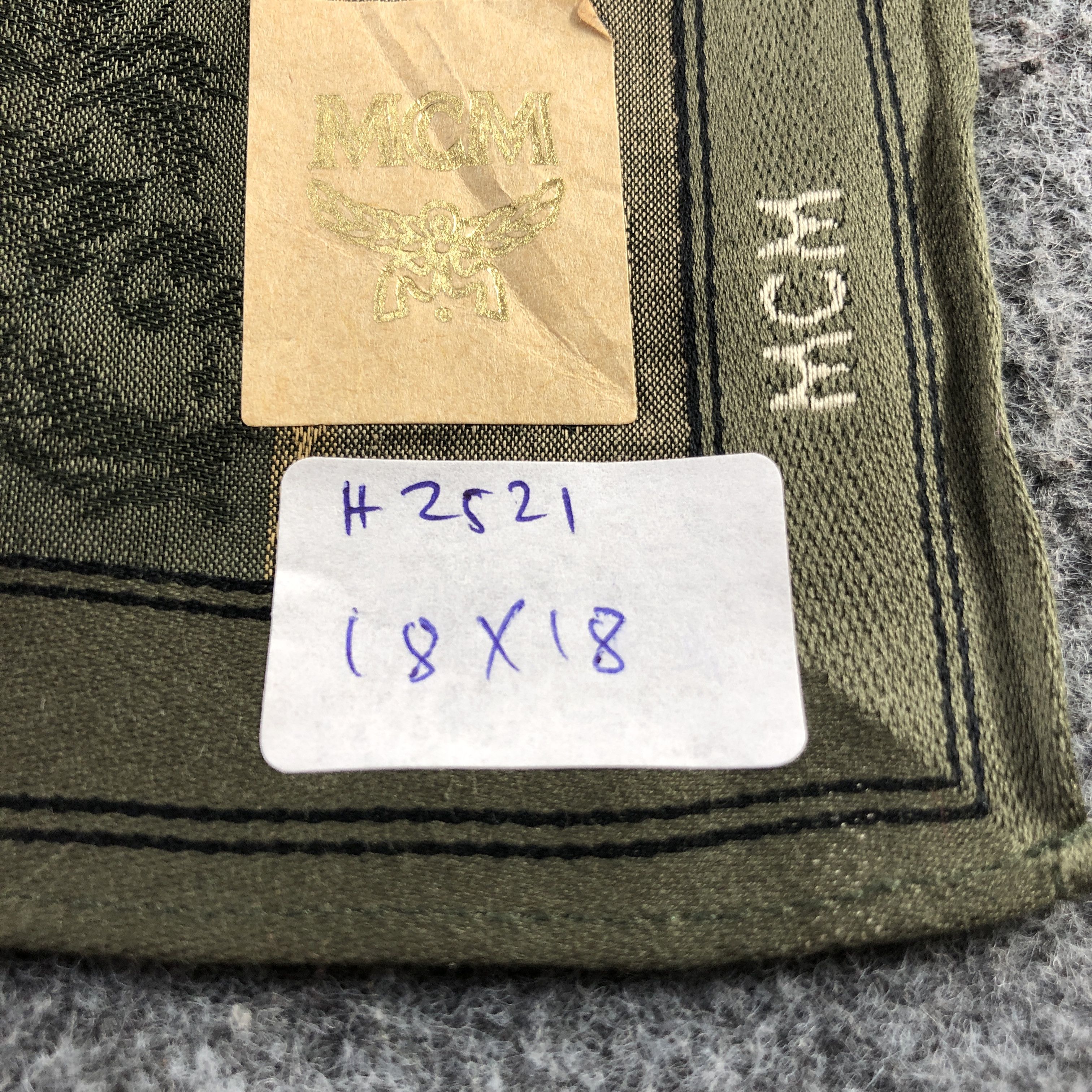 MCM MCM Handkerchief Neckerchief Bandana H2521 Size ONE SIZE - 7 Thumbnail