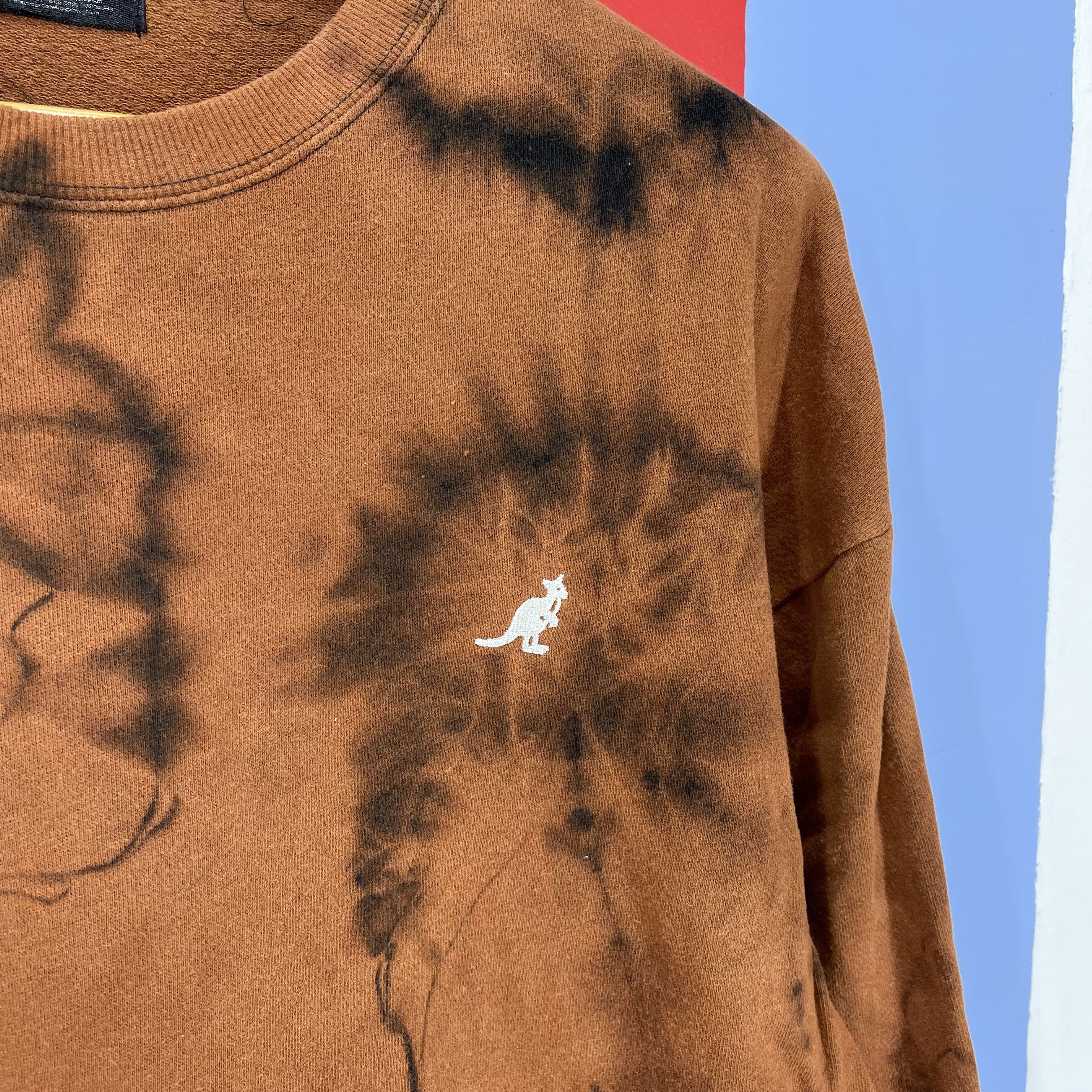 Kangol KANGOL Custom Crop Sweatshirt Acid Wash #1272/AR Size L / US 10 / IT 46 - 3 Thumbnail