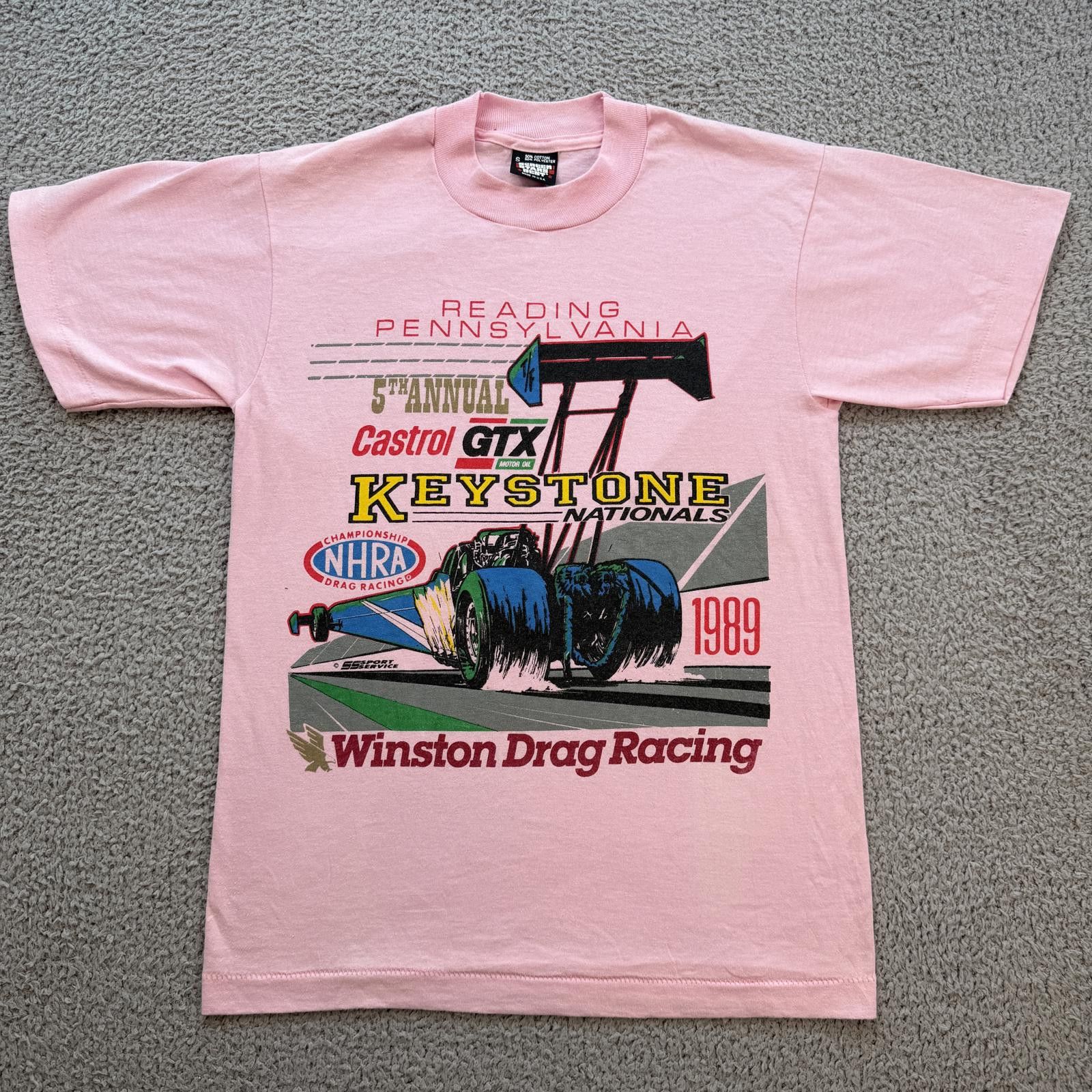 Other Vintage 1989 NHRA Keystone Nationals Drag Racing T Shirt Size US S / EU 44-46 / 1 - 1 Thumbnail