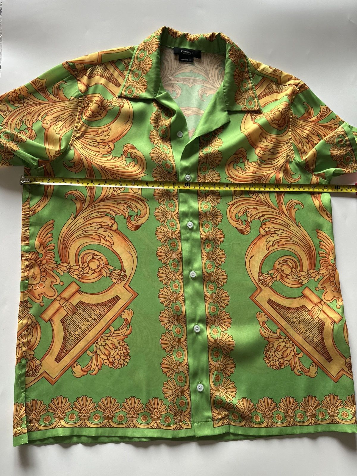 Versace Versace Silk Barocco Medusa shirt Size US L / EU 52-54 / 3 - 15 Thumbnail