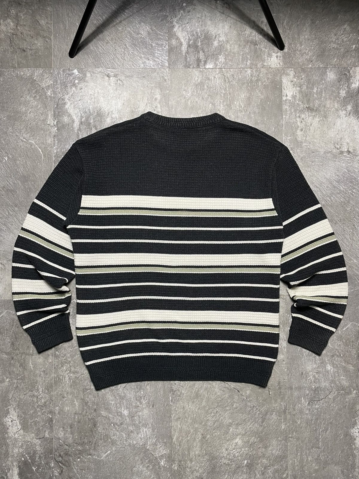 Lacoste Vintage Lacoste Striped Wool Knit Sweater 90s Size US L / EU 52-54 / 3 - 3 Thumbnail