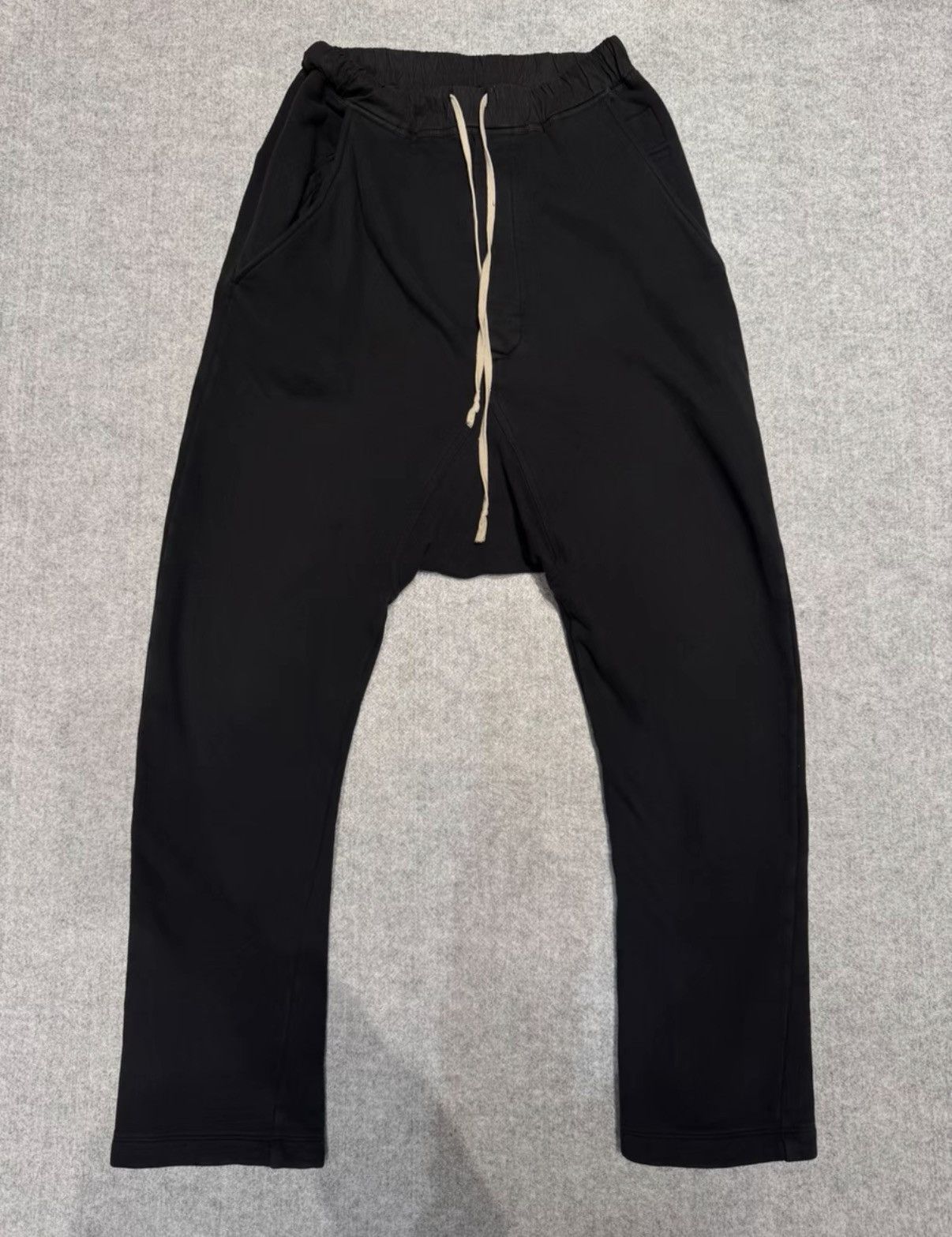 Rick Owens Rick Owens DRKSHDW New Fleece-Lined Drop-Crotch Pants Size US 34 / EU 50 - 1 Thumbnail