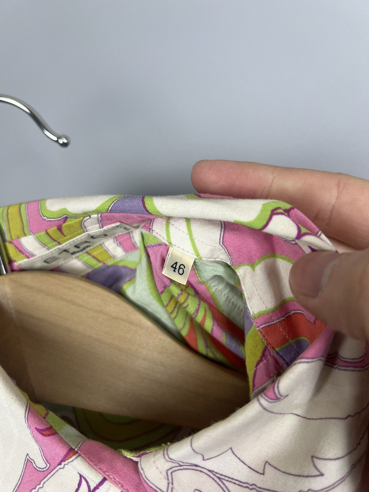 Etro Etro 46 Blouse Shirt Top Neutral Paisley floral print Size L / US 10 / IT 46 - 11 Thumbnail