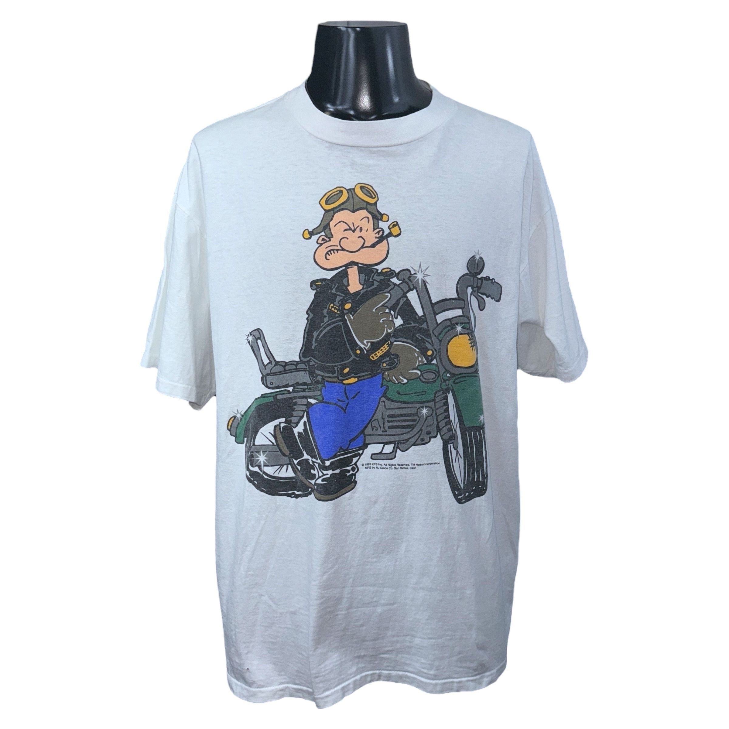 Vintage POPEYE T-Shirt Size XL Size US XL / EU 56 / 4 - 1 Thumbnail
