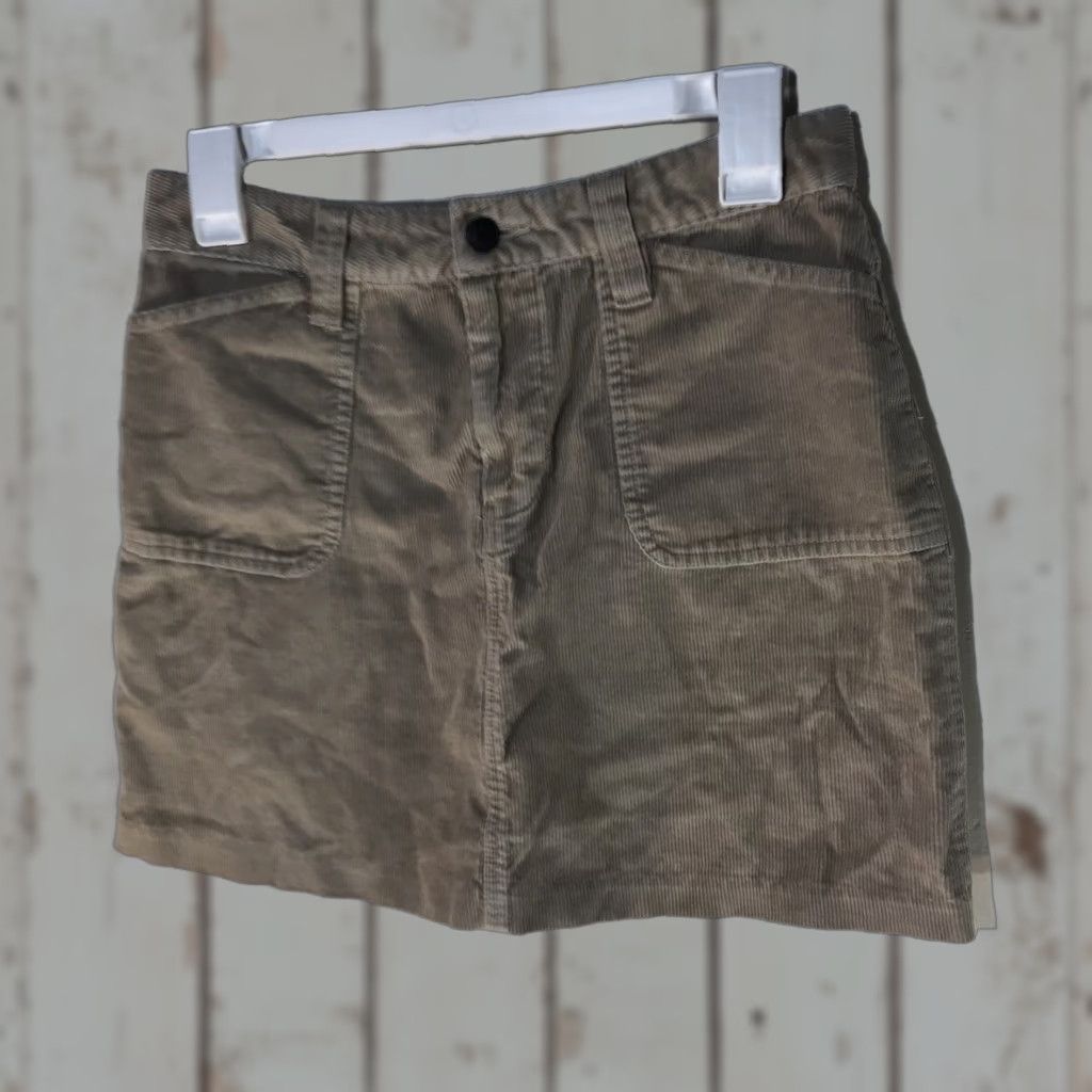 Old Navy Old Navy Women's Corduroy Mini Skirt Size 6 Beige 90s Style Casual Summer Size 28" / US 6 / IT 42 - 1 Thumbnail
